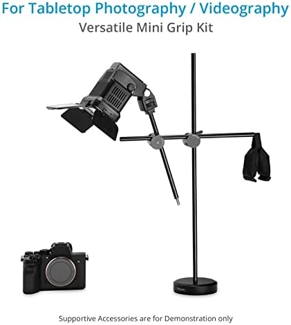 Proaim Mini Grip Kit לצילומי שולחן/וידאוגרפיה | מקס. גובה: מטר וחצי. מציע עומס של עד 5 קג /11.0lb. מערכת חבלול למצלמה,